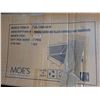 Image 2 : BNIB - Moe's - 2pc Povera queen black bed side rails & hardware, Everett queen bed dark brown side r