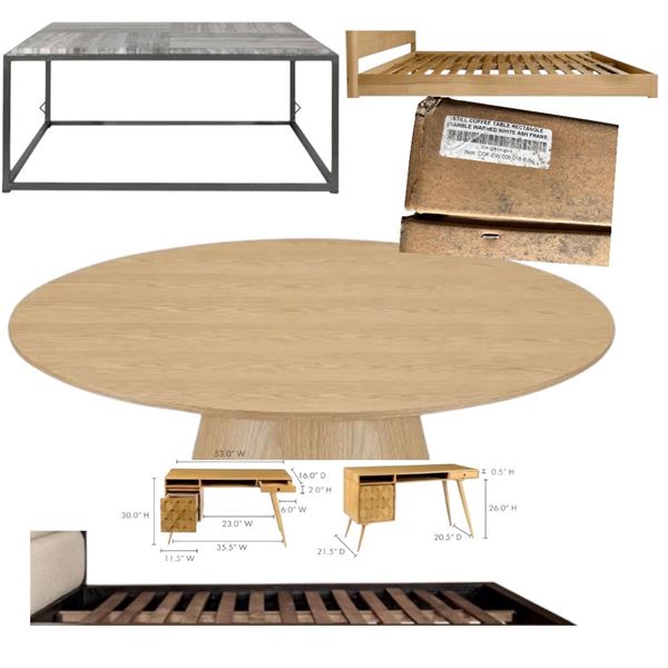 BNIB - Moe's - Assorted furniture parts