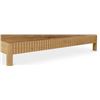 Image 2 : BNIB - Moe's - 11pc Povera queen bed oak footboard & hardware (missing other parts)
