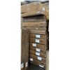 Image 6 : BNIB - Moe's - Group of assorted furniture parts - dining table bases, Trix dining table honey oak t