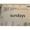 Image 11 : BNIB - Moe's - Group of assorted furniture parts - dining table bases, marble black dining table top