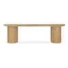 Image 2 : BNIB - Moe's - 3pc Povera dining bench black base, hardware (missing tops)