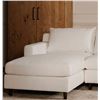 Image 2 : BNIB - Moe's - Hutton Sectional Chaise ONLY (Left - White) - MO-1005-05-L-B - Dimensions: 36.2"W x 6