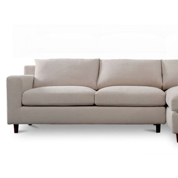 BNIB - Moe's - Hutton Sectional Sofa ONLY (Right- Beige) - MO-1005-34-R-A - Dimensions: 36.2"W x 64.