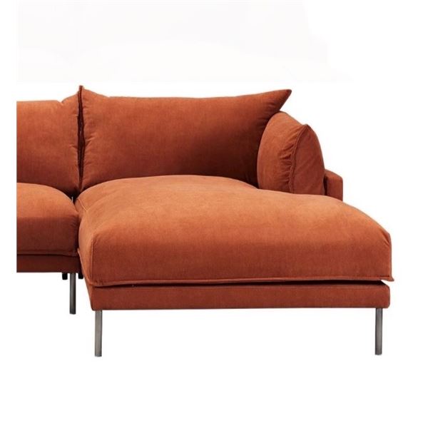 BNIB - Moe's Jamara Chaise ONLY (Right - Burnt Auburn) - UB-1016-06-R-B