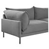 Image 3 : BNIB - Moe's Jamara Sectional 2 Seat Sofa ONLY (Right- Charcoal) - UB-1016-07-R-A