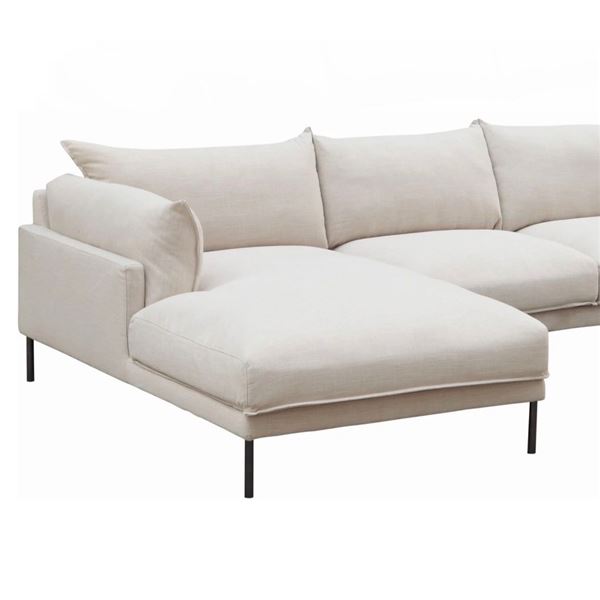 BNIB - Moe's Jamara Sectional Left Sandy Beige INCOMPLETE - UB-1016-29-L-B