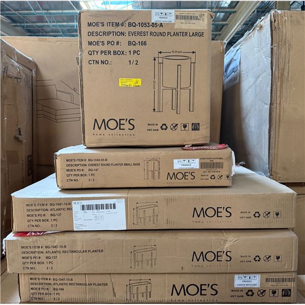 BNIB - Moe's - Assorted Group of Planters Parts