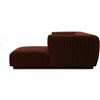 Image 2 : BNIB - Moe's - Zandro Sectional Right Chaise ONLY - Warm Brown - OA-1036-03-R-A - 71"D x 39"W x 27"H
