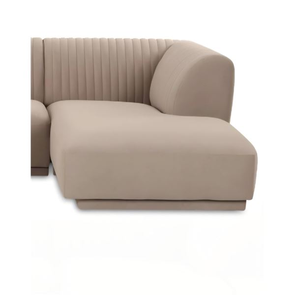 BNIB - Moe's - Zandro Sectional Right Chaise ONLY - Beige - OA-1036-34-R-A - 71"D x 39"W x 27"H