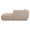 Image 2 : BNIB - Moe's - Zandro Sectional Right Chaise ONLY - Beige - OA-1036-34-R-A - 71"D x 39"W x 27"H