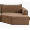Image 1 : BNIB - Moe's - Madrid Sectional Taupe Right Chaise ONLY  - OA-1058-39-R-B