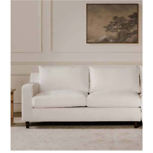 BNIB - Moe's - Hutton Sectional Right Sofa ONLY - White - MO-1005-05-R-A - 63.8"W x 36.2"H x 29.8"D