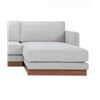 Image 1 : BNIB - Moe's - Vernon Sectional Right Chaise ONLY- Grey - FO-1027-29-R-B - 40â€ W X 63.0â[
