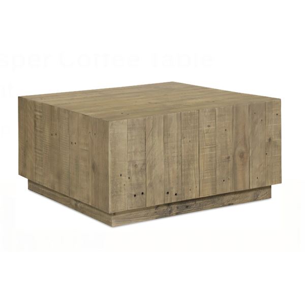 BNIB - Moe's - Jasper Coffee Table Natural - $689.00 - FR-1038-03 - 31.5"W x 31.5"D x 16"H