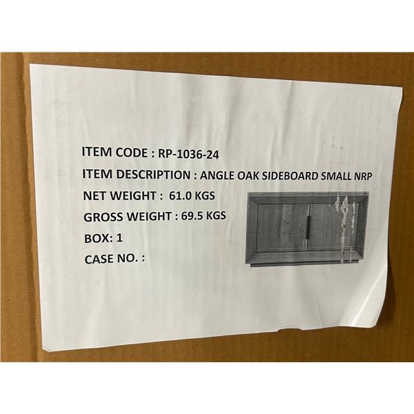 BNIB Angle Oak Sideboard Small NRP : RP-1036-24