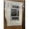 Image 2 : BNIB Mantel for fireplace with side cabinets-Model:W108-2822