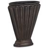 Image 2 : BNIB - Moe's - Jade Vase - Antique Brass - MSRP $329.00 - Item # QK-1036-51 - 13" W x 6" D x 15" H