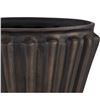 Image 3 : BNIB - Moe's - Jade Vase - Antique Brass - MSRP $329.00 - Item # QK-1036-51 - 13" W x 6" D x 15" H