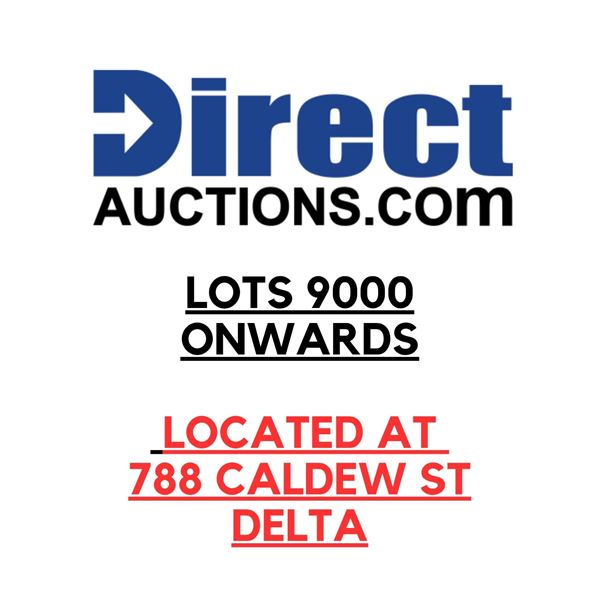 LOTS 9000 ONWARDS LOCATED AT 788 CALDEW ST DELTA