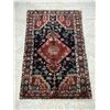 Image 6 : Hamedan - 100% Authentic Persian Rug - Geometric map Variety and beautiful coloring- Size 6" x3.10"f