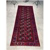 Image 2 : Ferdos - 100% Authentic Persian Rug - All over design Low pile Beautiful coloring - Size 9.10" x 4"f