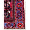 Image 4 : Ferdos - 100% Authentic Persian Rug - All over design Low pile Beautiful coloring - Size 9.10" x 4"f