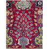 Image 4 : Tabriz - 100% Authentic Persian Rug - All over design Vase map Fluffy natural colour - Size 12.10" x