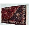 Image 3 : Shiraz - 100% Authentic Persian Rug - Geometric map Natural color Low pile - Size 4.10'x 3.2' f