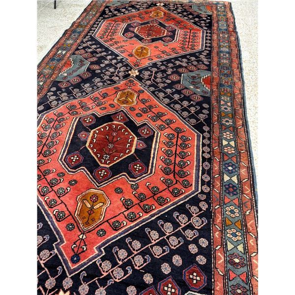 Ardebil - 100% Authentic Persian Rug - Fluffy resistance texture - Size 9.9" x 4.8" f -