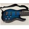 Image 12 : Carvin Blue 5-String Electric Guitar w/ Case 44"L