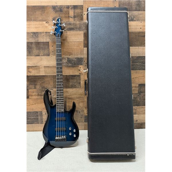 Carvin Blue 5-String Electric Guitar w/ Case 44"L