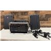 Image 1 : Alesis QuadraVerb Digital Effects Processor w/ dbx 166 Compressor in Rack Case 20" x 20" x 12.5"H