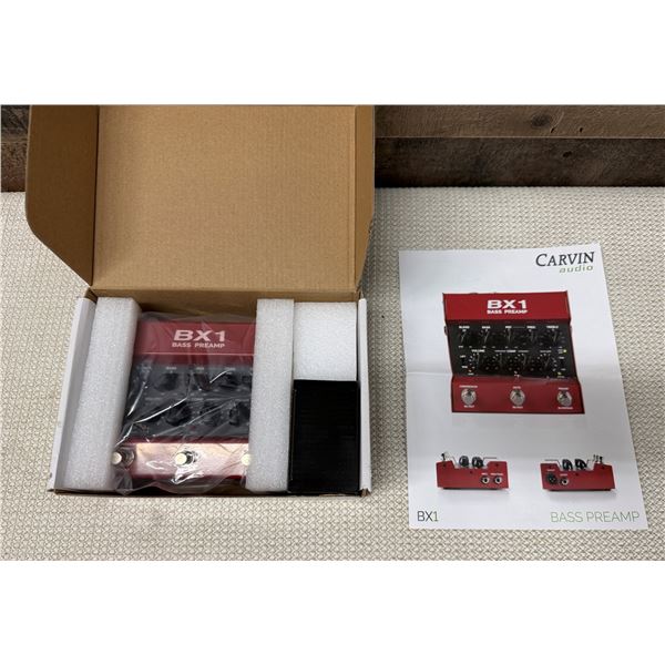 Carvin BX1 Bass Preamp w/ Adapter