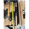 Image 6 : Zildjian Drumstick Collection in Carry Case w/ Misc Drumsticks, Timpani Mallets, Cymbal Felt, etc