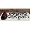 Image 1 : Behringer CT100 Cable Tester w/ Multiple Black Cables in Husky Bag