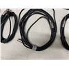 Image 11 : Multiple Black Extension Cables, Misc Lengths