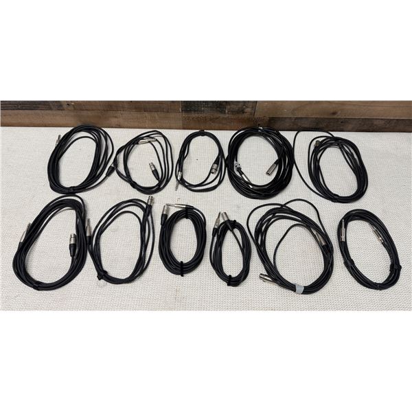 Multiple Black Extension Cables, Misc Lengths