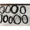 Image 3 : Multiple Black Extension Cables, Misc Lengths