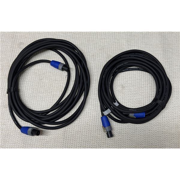 Qty 2 Hosa Technology Speaker Cables 12AWG