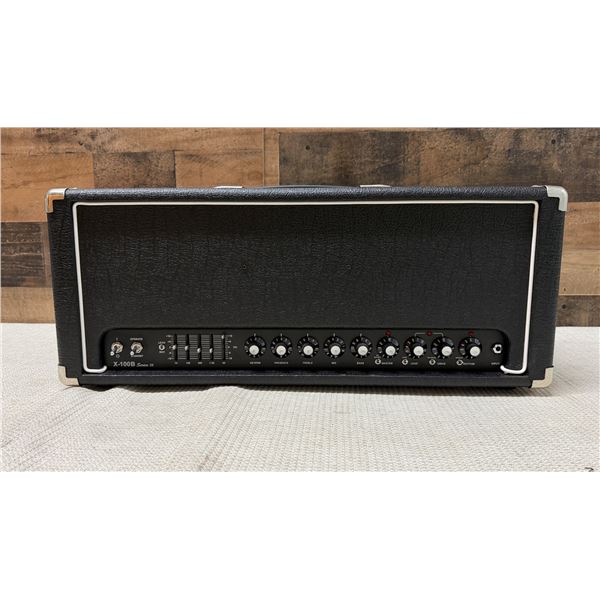 Carvin X-100B Series IV 100-watt Tube Guitar Amplifier Head 25" x 9" x 10"H