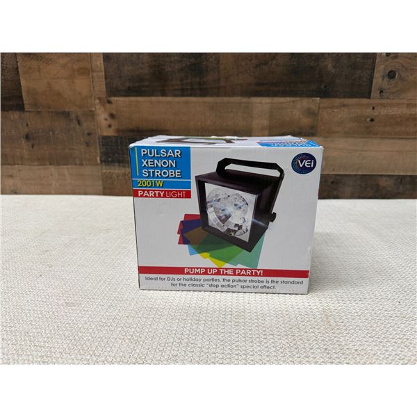 VEI Pulsar Xenon Strobe Party Light in Box