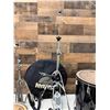 Image 10 : Pearl Roadshow & Remo Drum Set w/ 4 Drums, Stands, Iron Cobra 600 Drum Pedal, Bags, etc