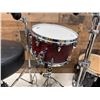 Image 6 : Aquarium & Remo Drum Set w/ 4 Drums, Stands, Drum Pedal, Stool, etc