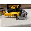 Image 2 : DeWalt DW682 Plate Joiner, Multiple Ryobi Wood Biscuits, Gloves, etc in DeWalt Bag