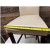 Image 17 : Wooden Stool w/ Upholstered Back & Seat 18" x 17" x 46"H w/ Husky Bag