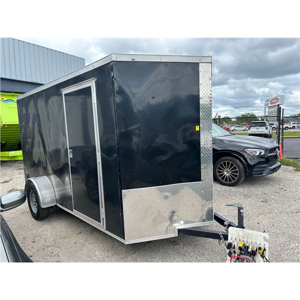 2024 Silverback  SA V-Nose 12' Enclosed Trailer w/Ramp, Side Door