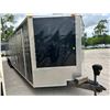 Image 1 : 2017 Fabrique  35'  V-Nose 3 Axle Enclosed Trailer w/Ramp