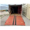 Image 7 : 2017 Fabrique  35'  V-Nose 3 Axle Enclosed Trailer w/Ramp