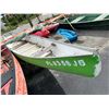 Image 3 : FG  Green  16' Square Bak Canoe w/Motor Mount Plate